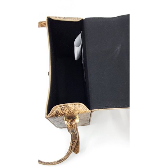 New La Regale Brown Python Box Crossbody $60.00 - Picture 5 of 5